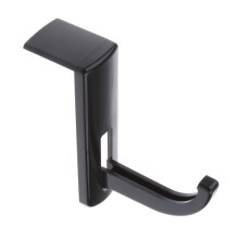 Headphone Headset Hanger Holder Wall PC Monitor Stand Hook Sticky Blac