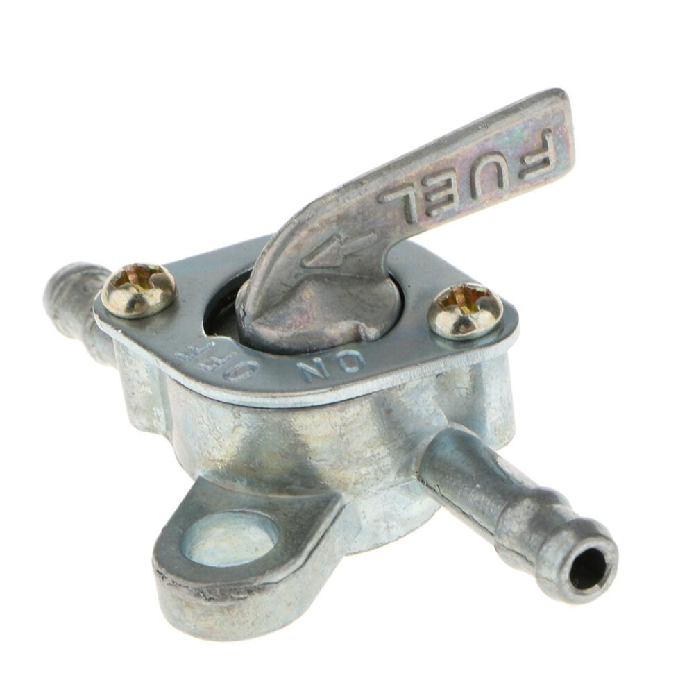 Fuel Gas Valve Petcock Tap 3Port Shut Off Switch Pump For Atv Quad Dir Silver 6902696636997