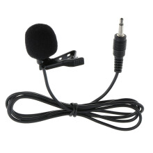 Lavalier Lapel Tie Clip-on Vacuum Tube Microphone 3.5mm Straight Angle
