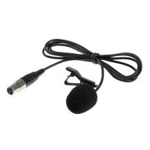 Lavalier Lapel Tie Clip-on Vacuum Tube Microphone MINI XLR 3Pin
