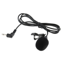 Lavalier Lapel Tie Clip-on Vacuum Tube Microphone 3.5mm Right Angle