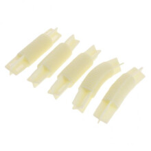 2x5Pieces Corner Bay Window Curtain Pole Elbow Joint Connector Beige