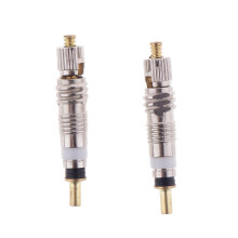 2Pcs Silver Removable Presta French Valve Core Bike Tube Part straigh