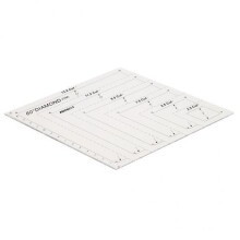 2x13.5 Cut 60 Degree Diamond Rhombus Template Quilting Ruler for DIY P