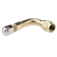 Motorcycle Tire Brass 45/90/135Degree Lengthened Inflatable Tube Yello