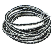 7N OCC Copper Wire, DIY HiFi Audio Cable for Earphone 2m Black and Sil