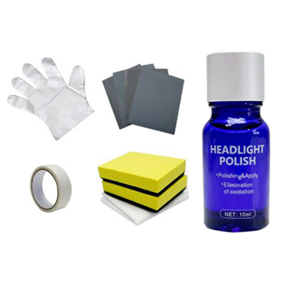 Headlight Lens Restoration Repair Kit Aging Polish Liquid Lens Restore 6902696534576