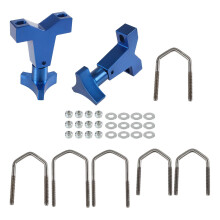 High Lift Jack Tube Mount 1-2.5"(Round/Square) for SUV Truck Blue