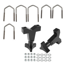 High Lift Jack Tube Mount 1-2.5"(Round/Square) for SUV Truck Black