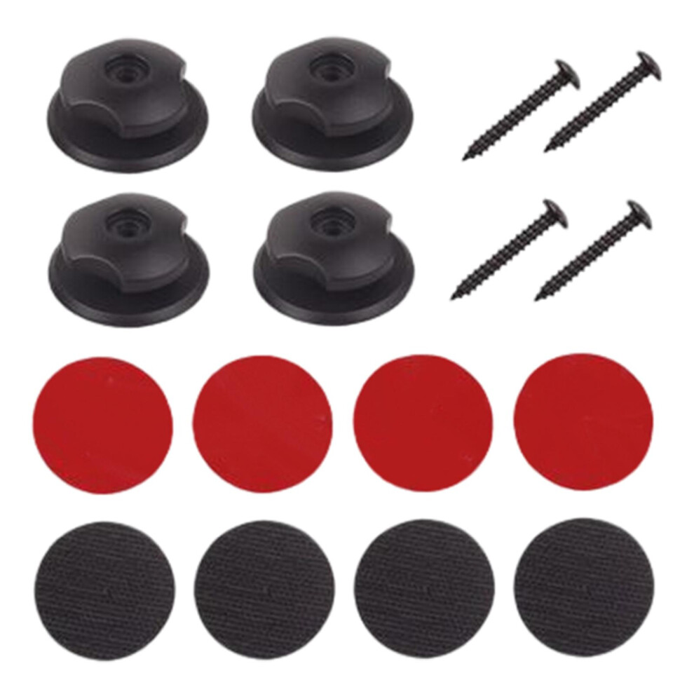 4Pcs Car Trunk Hooks Hanger For Car Rear Cargo Trunk Storage Net Black 6902696047885