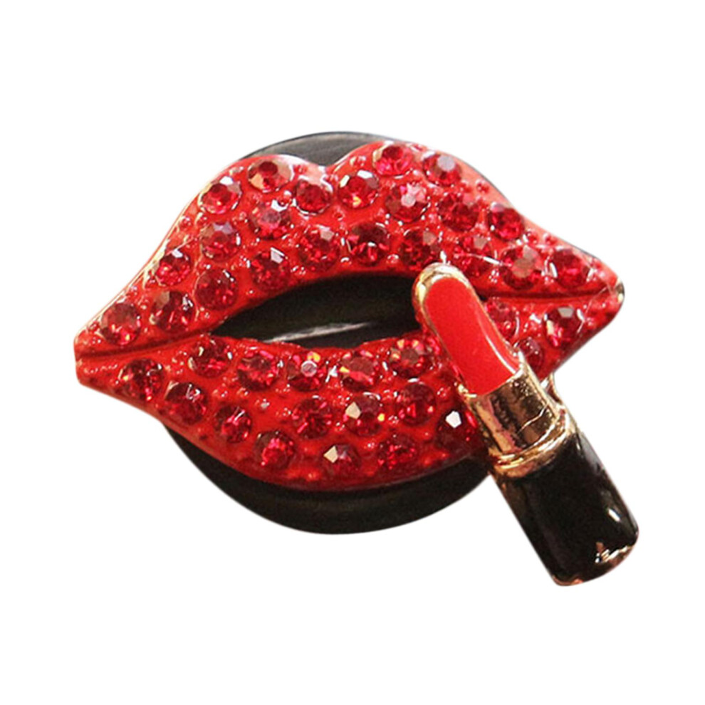 Car Vent Clip Fashion For Auto Interior Decoration Accessory Parts Red 6902696289650