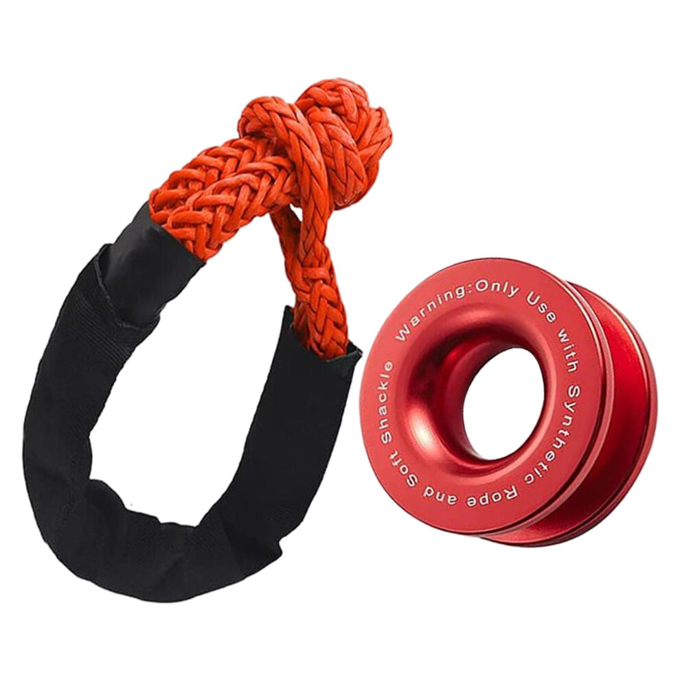 Car Recover Ring 55000Lbs Towing Winch Soft Shackle For Suv Truck With 6902695855351