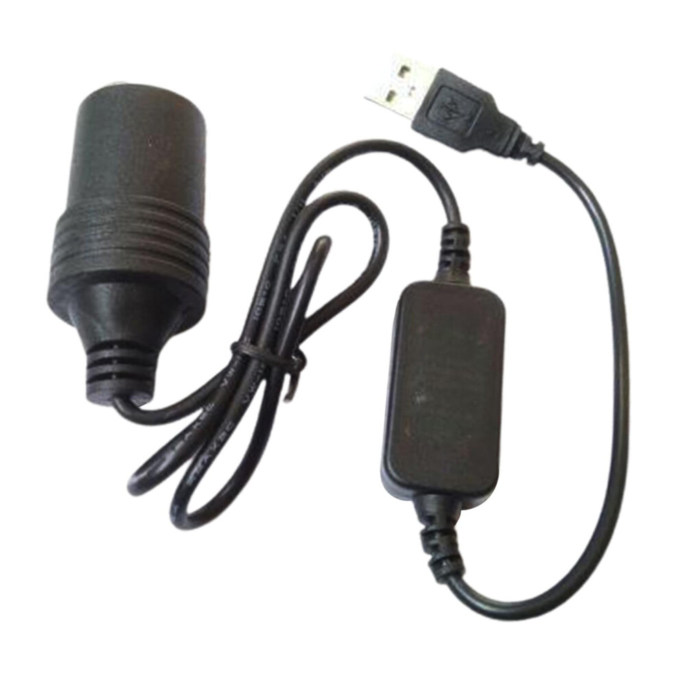 5V Usb Port Male To 12V Car Cigarette Lighter Socket Adapter Converter 6902695692659