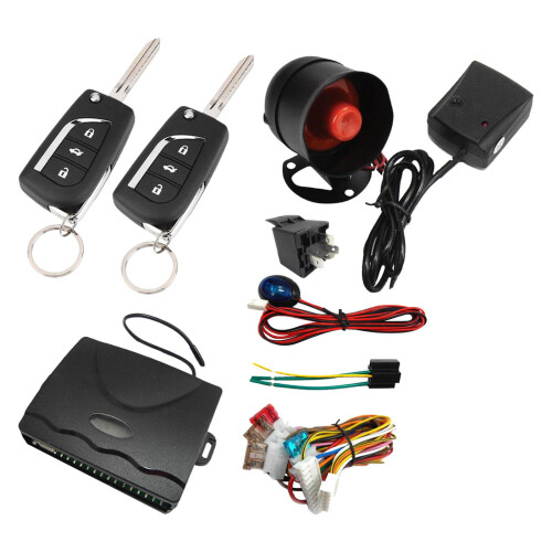 1 Way Remote Start and Keyless Entry System with Shock Sensor