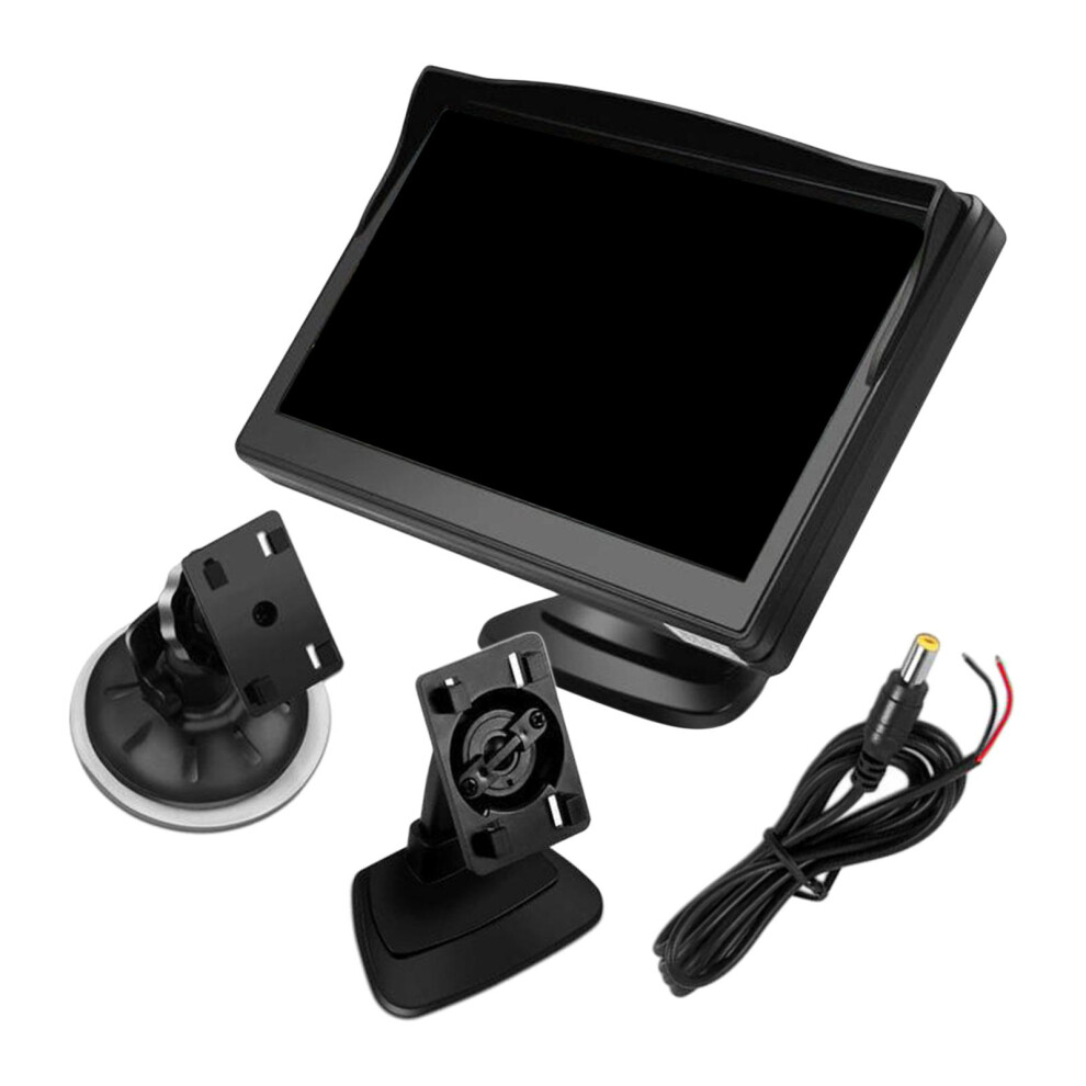 5" Tft Lcd Screen Monitor For Car Rearview Backup Camera Dashstand+Suc 6902695918490
