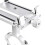 Motorcycle Handlebar Phone Mount for Samsung Note20 10 Silver no Rotat 3