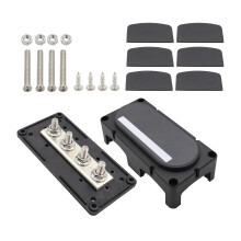 4 Stud Power Distribution Block Professional for RV Marine Vehicles M8