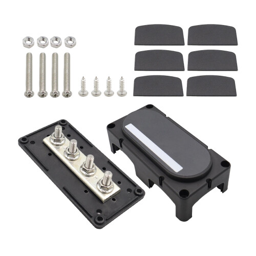 4 Stud Power Distribution Block Professional for RV Marine Vehicles M8