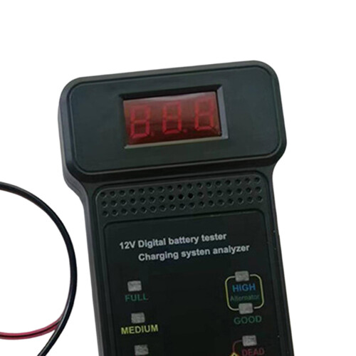 Car Battery Tester Analyzer 12V Automotive Battery Checker Durable Vol 2