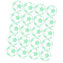 Glow In The Dark Stickers Children's Room Ceiling Wall Decor 20x Footb