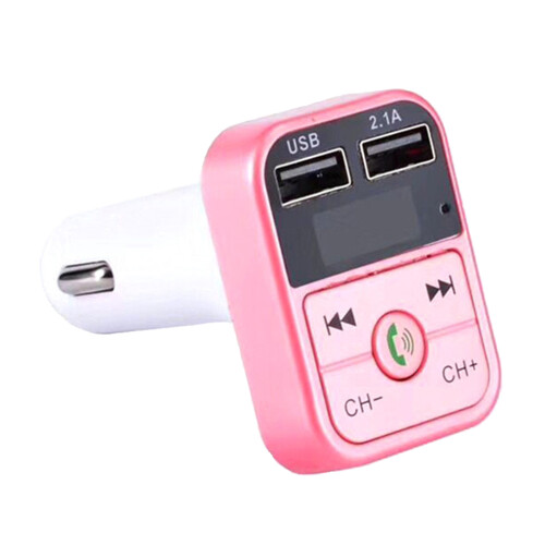 Wireless Bluetooth CarFM Transmitter Support TF Card Dual USB Charger 1