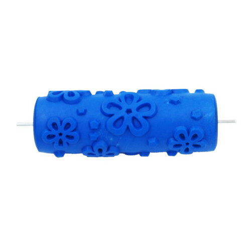 5'' Embossed Pattern Paint Roller DIY Wall Painting Edger Runner Tool 1