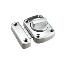 Door Turn Bolt Lock Stainless Steel Toilet Privacy Latch Silver Size S