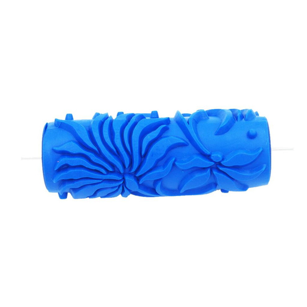 5'' Embossed Pattern Paint Roller Diy Wall Painting Edger Runner Tool 6902696594969