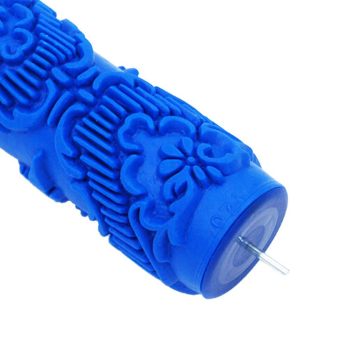 5'' Embossed Pattern Paint Roller DIY Wall Painting Edger Runner Tool 2