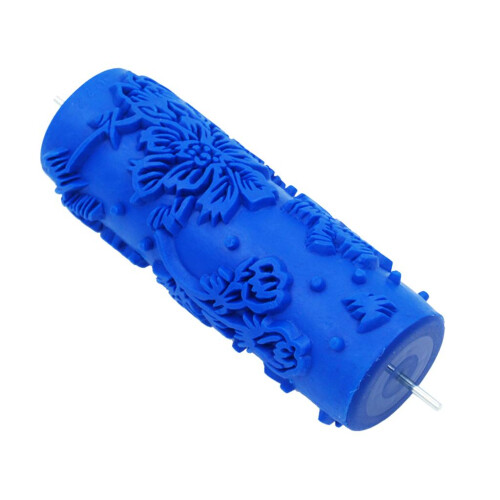 5'' Embossed Pattern Paint Roller DIY Wall Painting Edger Runner Tool 1