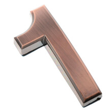 Copper Plastic Self-Adhesive Door Number Sign Sticky Numeric Digit Num