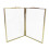 Gold Picture Frame Double Sided Photo Frames Specimen Display Holder 7 1