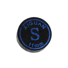 High Quality Pigskin Leather Billiard Pool Cue Tips Black 11mm Soft