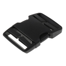 1Pcs Black Plastic Side Release Clasp Buckles Webbing Strap 50mm