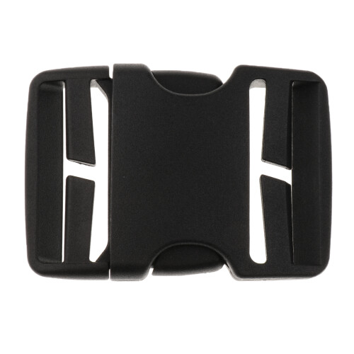 1Pcs Black Plastic Side Release Clasp Buckles Webbing Strap 50mm 2