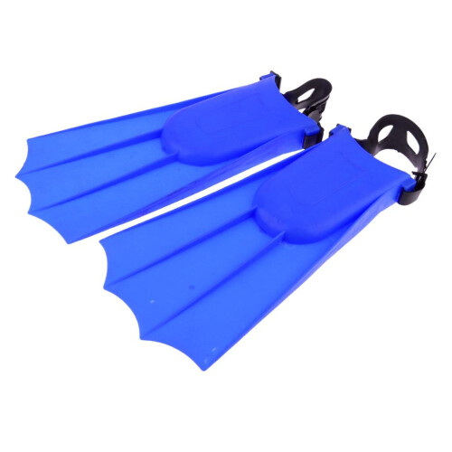 Adults Adjustable Flippers Fins Swimming Diving Learning Tools L Blue