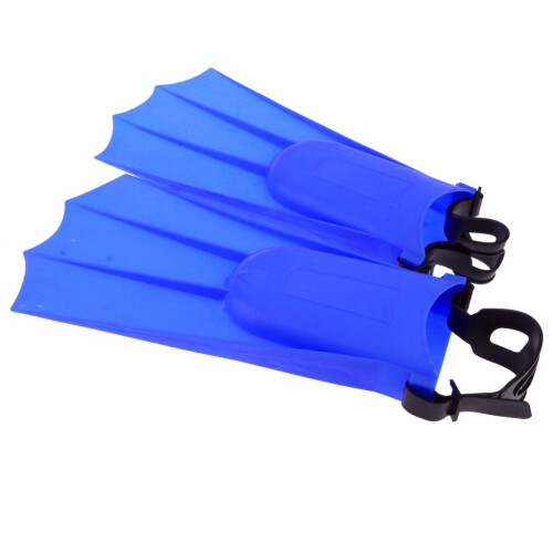 Adults Adjustable Flippers Fins Swimming Diving Learning Tools L Blue 2