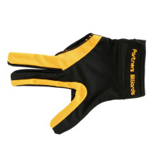 Three Fingers Right Hand Snooker Pool Cue Billiard Gloves Yellow Black