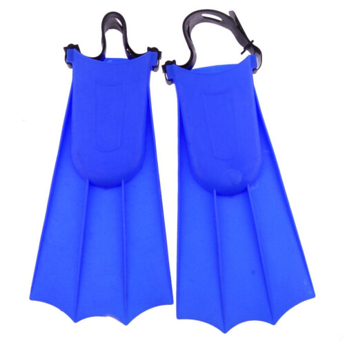 Adults Adjustable Flippers Fins Swimming Diving Learning Tools L Blue 1