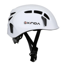 Safety Helmet Rock Climbing Caving Kayaking Rappelling Rescue White