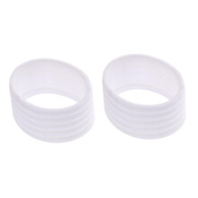 2 Pieces Badminton Tennis Racket Handle Fix Ring Protector Band Overgr