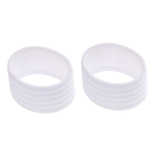 2 Pieces Badminton Tennis Racket Handle Fix Ring Protector Band Overgr