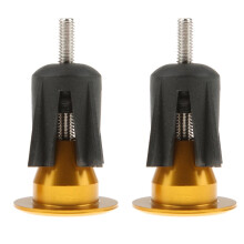 1 Pair Aluminum Alloy Bicycle Handlebar Grips Handle Bar End Plugs G