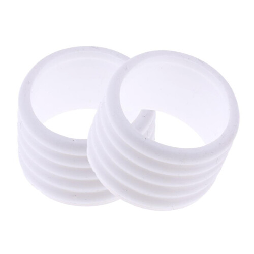 2 Pieces Badminton Tennis Racket Handle Fix Ring Protector Band Overgr 2
