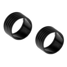 2 Pieces Badminton Tennis Racket Handle Fix Ring Protector Band Overgr