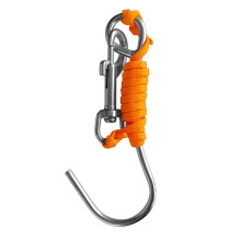 Scuba Diving Reef Drift Hook with 47" Line & Stainless Steel Clip Oran