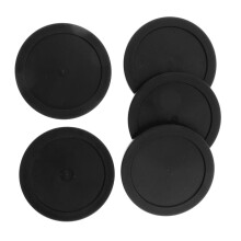 5 Pieces 62mm Air Hockey Replacement Pucks for Full Size Air Hockey Ta