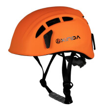 Safety Hard Hat ABS Lightweight Climbing Helmet Riding Climbing Orange