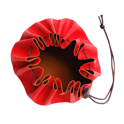 Waterproof 15" PU Leather Drawstring Storage Pouch Swimming Beach Camp 2