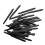 60Pcs Thread Plastic Re-Grooved Dart Stems Shafts Black 1